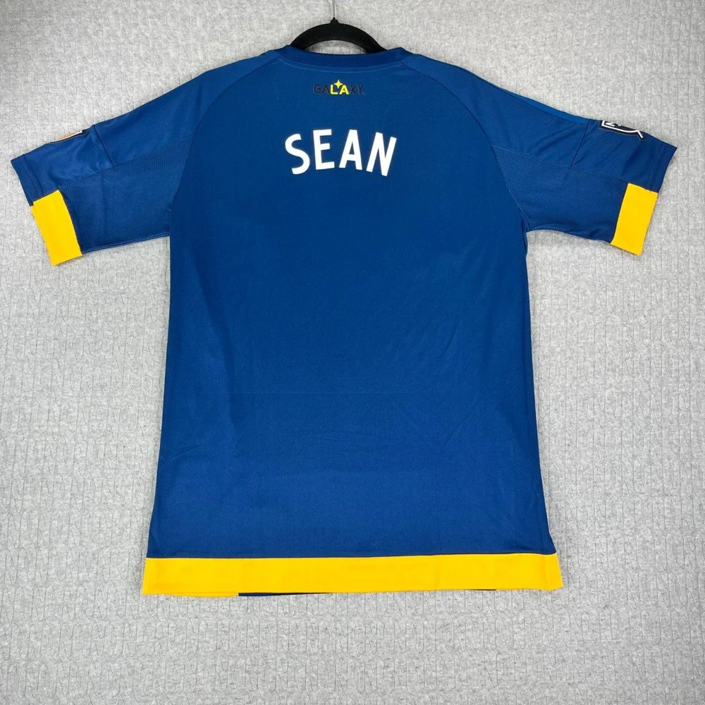 Adidas LA Galaxy Jersey Men Small Blue Herbalife World Cup MLS Soccer Shirt SEAN